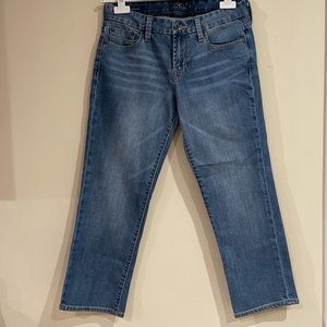 Lucky Brand Sweet Jean Crop Size 27 Medium Wash